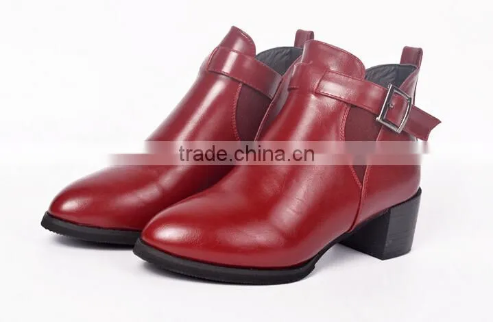 GZY top level low cut guangzhou factory female boots sole shoes high quality stock charming office lady 2017 stcok