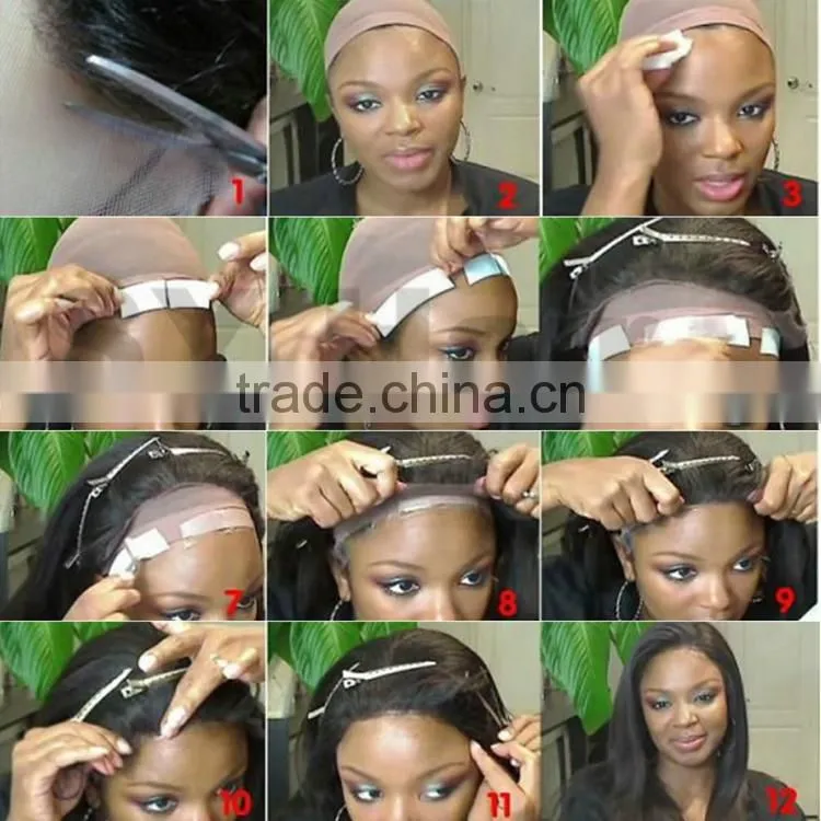 No Shedding Top Quality Straight Human Hair 360 Frontal , 100% Brazilian Human Hair Lace Frontal