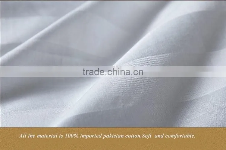hot selling luxury 100 cotton stripe bedding set