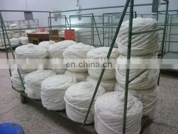 Natural Raw White Chinese Sheep Wool Top Roving For Spinning