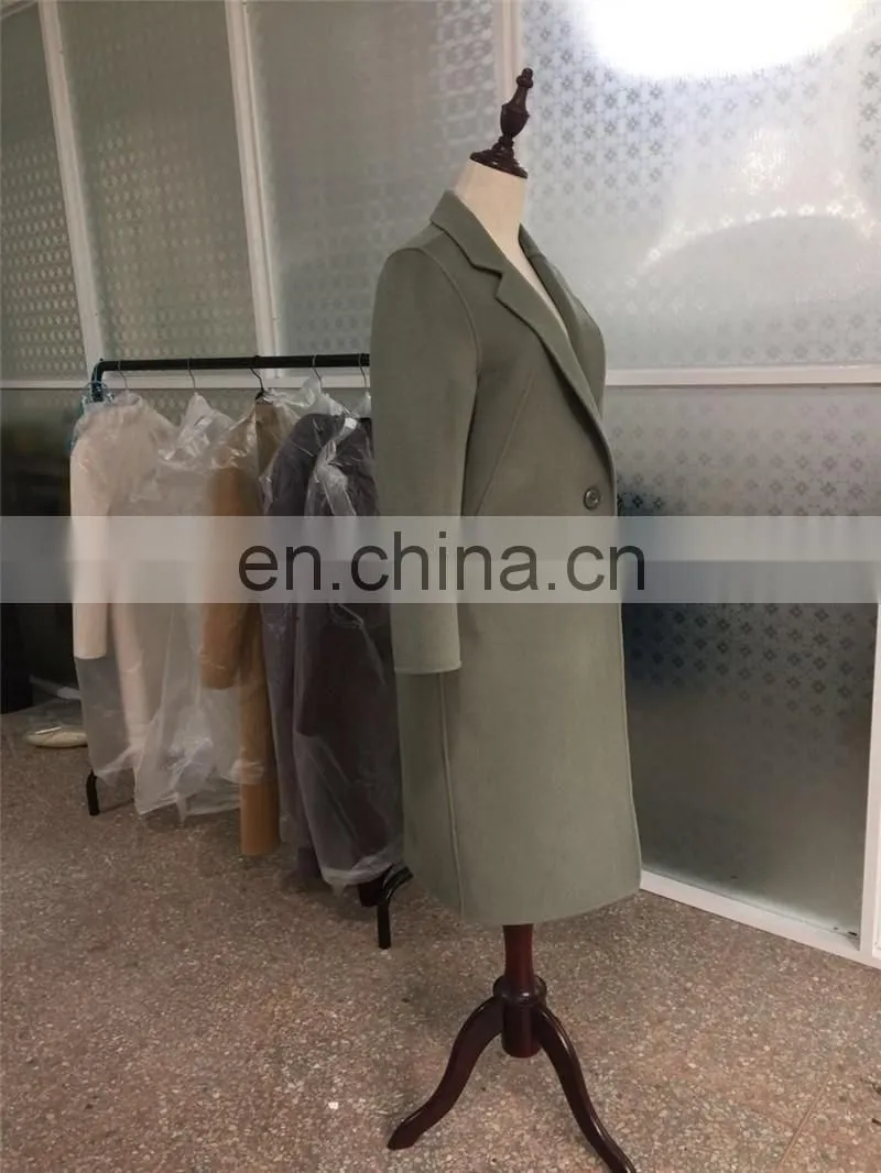 European Hot Sale Winter Clothes Cashmere Coat Comfortable Women Wool Coat