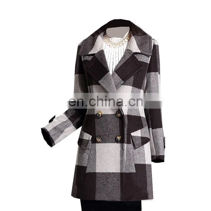 2017 latest design winter coat for women with wool