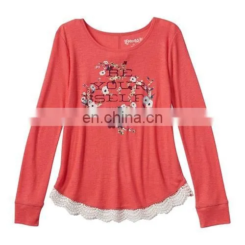 Kid Clothes and Dress, One Piece Dress Pattern, Girls 7- 16 & Plus Size Crochet Scalloped Graphic Tee