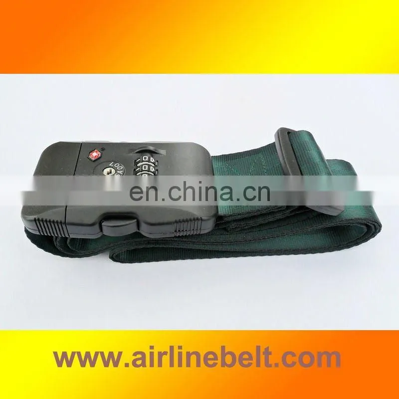 Top classic Seatbelt TSA fashion luggage belts for luggage