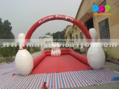 Outdoor playgames Inflatable bowling for kids n adults