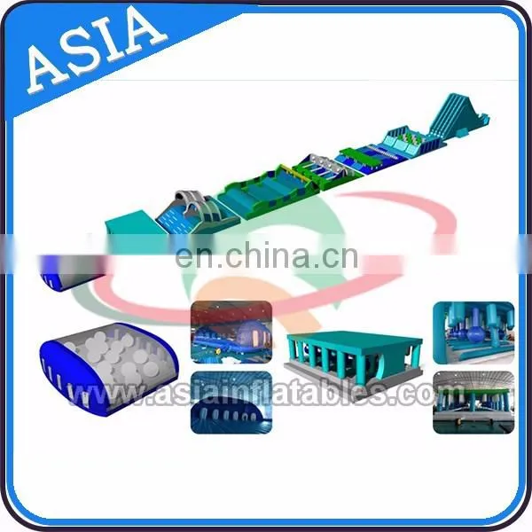 Giant Adult Inflatable Obstacle Course For Sale, Indoor / Outdoor Playground At Cheap Price