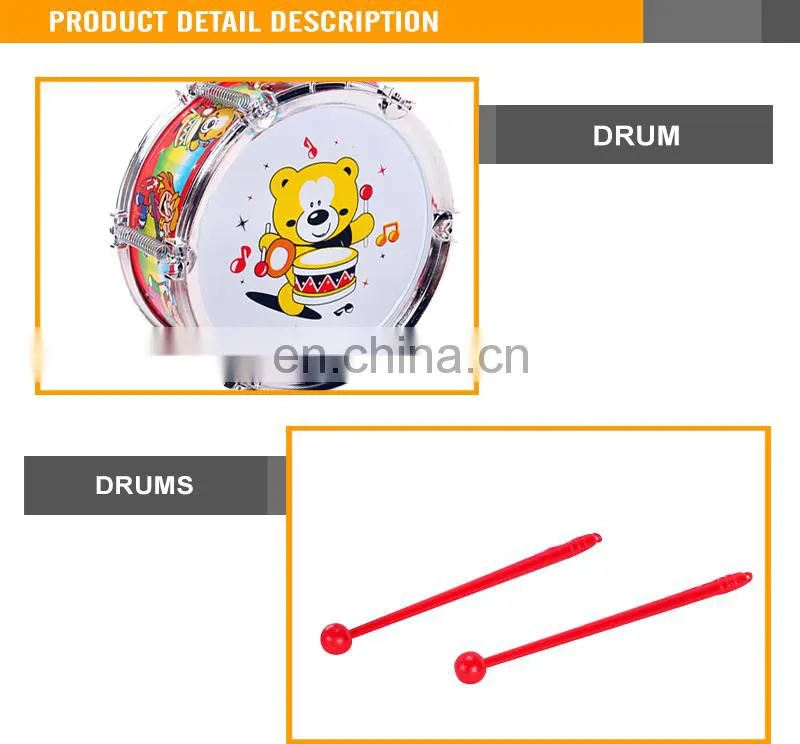 2015 Most Popular kids play drum set professional snare drum