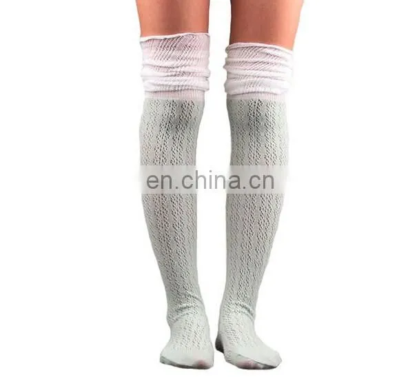 Hot Selling Women socks Colorful Lace Hollow over the knee socks In stock