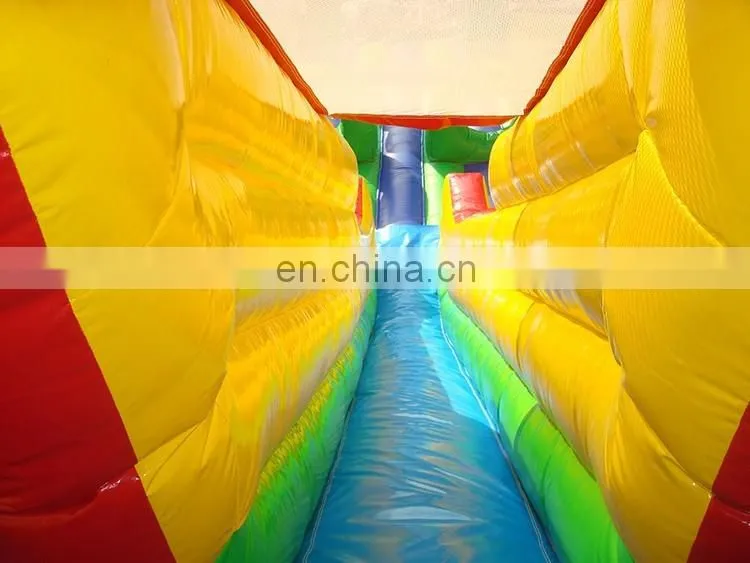 Commerical giant rocket inflatable bouncer with slide