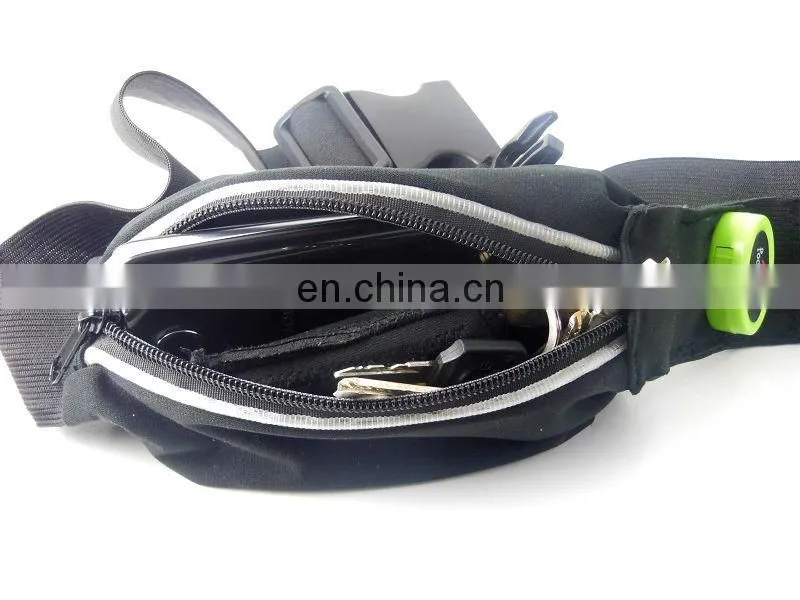 Best selling sports glow belt waistband LED mobile phone bags lighting led phone cases gift bag