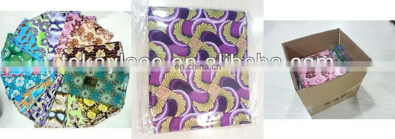 hot selling Hollandais Wax african real wax in woven fabric