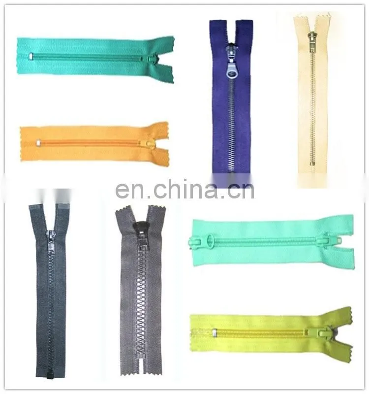 Seal metal waterproof zipper for bags