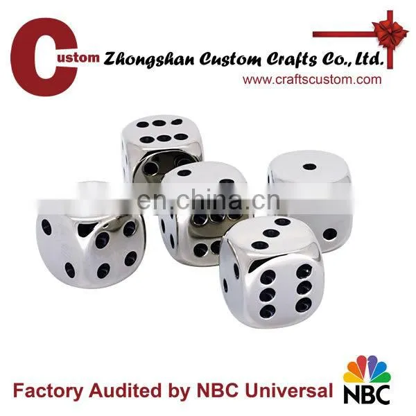 Custom factory price RPG game dice sets in bronze material
