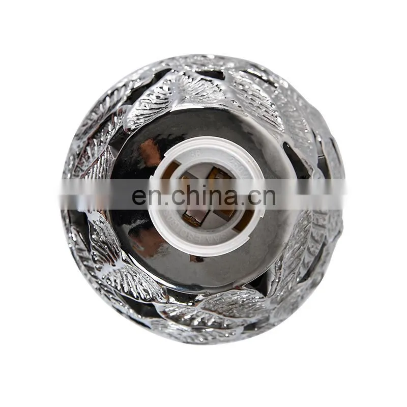 ceramic home decoration new design of flower pattern table lamp made in China