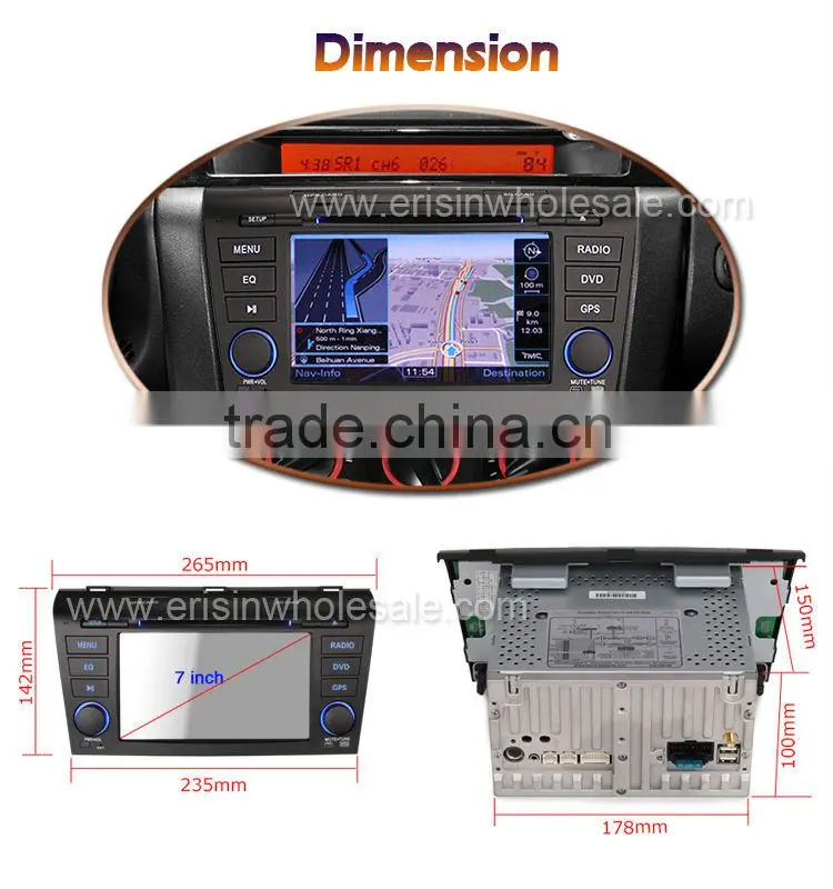 Erisin ES7638M 7" Car Audio Radio Player with GPS 3G Games