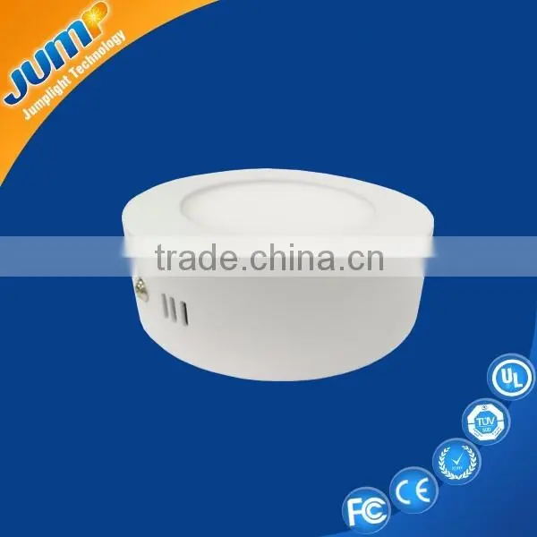 Super bright 6w surface round ceiling led lighting led surface panel