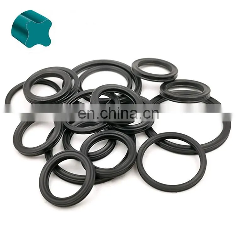 NBR FKM Rubber Quad-Ring Seal Quad Ring X Shape X-Rings