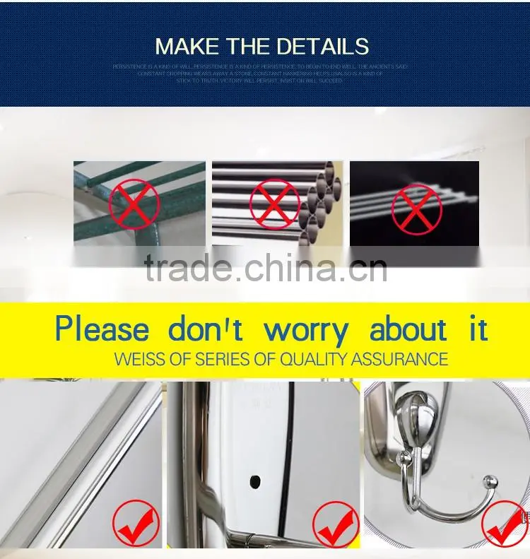 WESDA Stainless steel hot sale metal bathroom towel rails a083