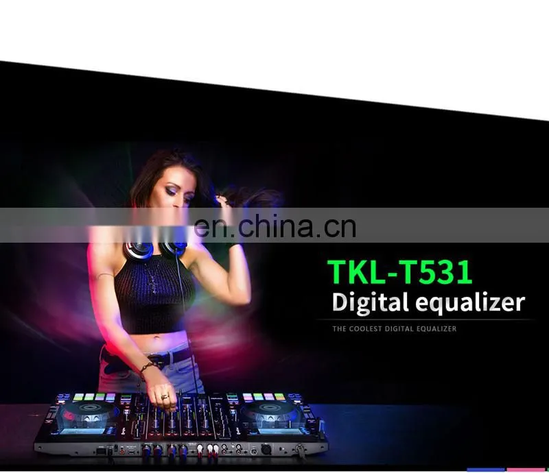 TKL T531 EQ Noise Reduction Digital Audio Equalizer w/ Spectrum Display 31 Bands For KTV Stage Performance