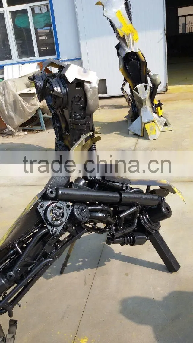 Steel Garden Decoration Sculpture For Outdoor Shows Statue
