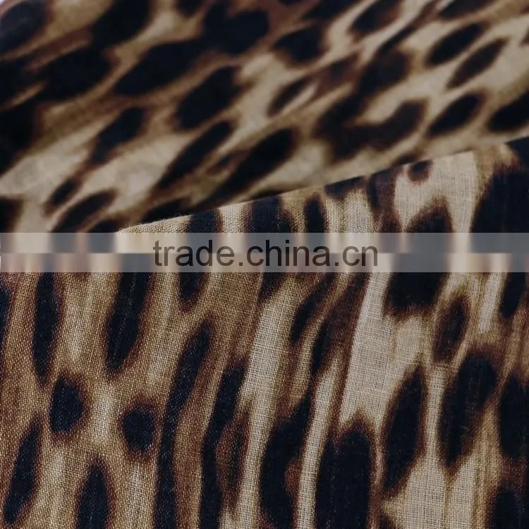 screen printed linen fabric wholesale,leopard print dress fabric,100% linen fabric