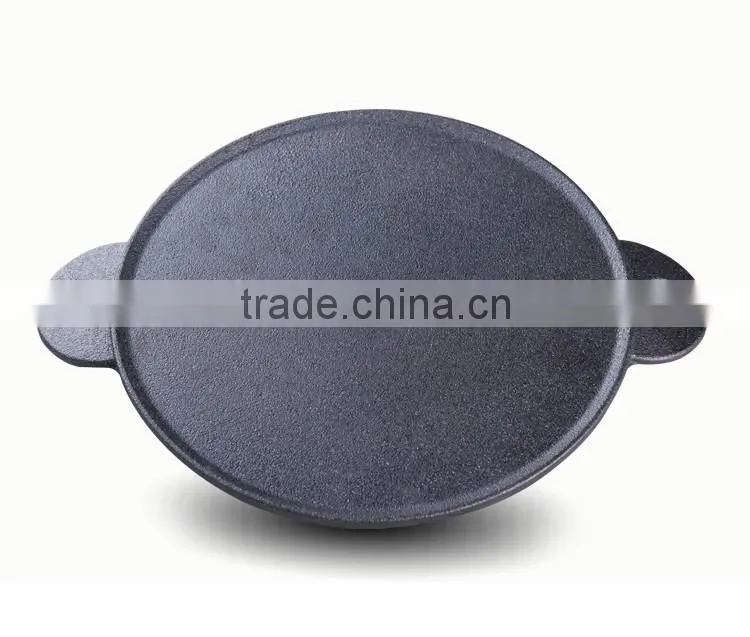 TRIONFO cartoon cast iron circle double side cake mould/pan