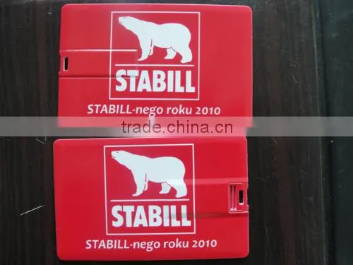 mini card USB Flash Drive with full color printing