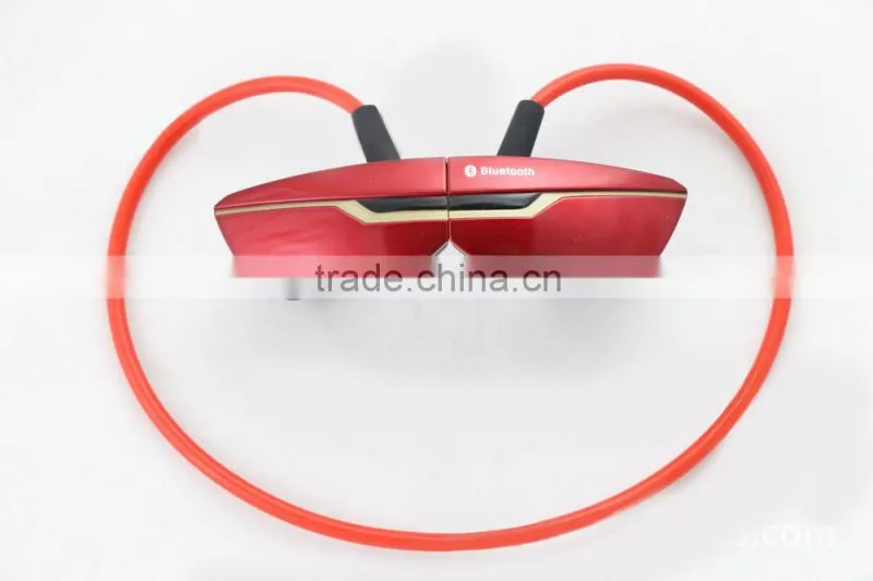 2015 electronic gadgets ear hook bluetooth headset neckband bluetooth headset