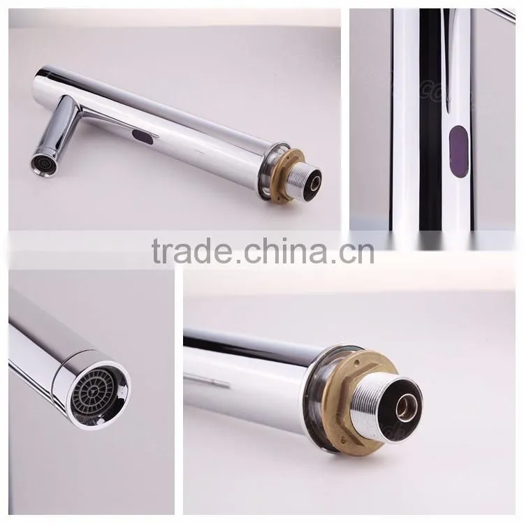 Brass Chrome Finish Lavatory Automatic Shut off Faucet in UAE