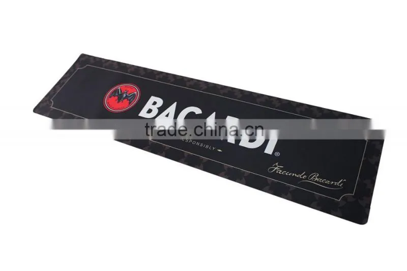 3D foil camo factory supply glamorous bar mat