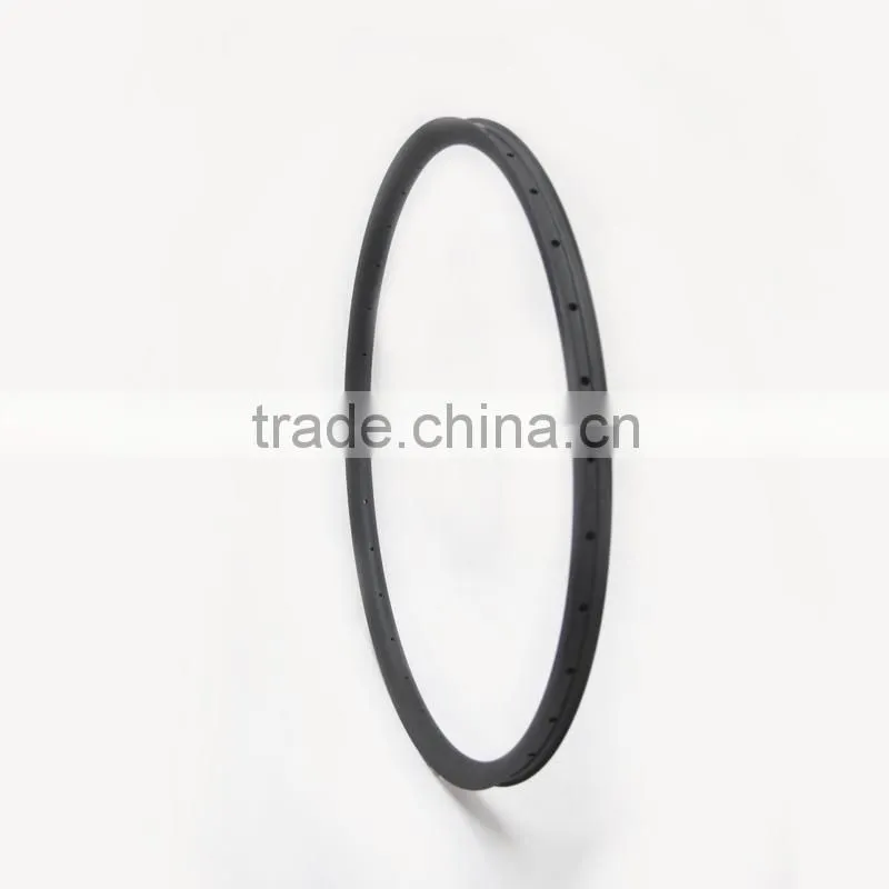 29er tubuless super light weight carbon rims 30mm width mtb bike rim custom holes mtb carbon bicycle rim