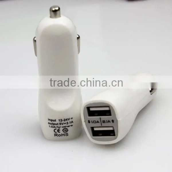 mini car charger,portable usb car charger,for mobile phone dual usb car charger