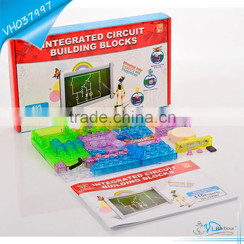 New Educational Plastic Circuit Building Blocks Toys