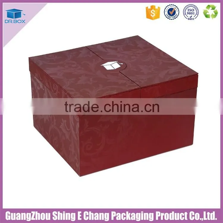 Fancy paper gift box for clothes storage box