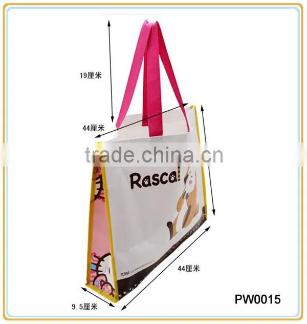 Matt/Glossy Laminated PP Woven Bag For Shopping