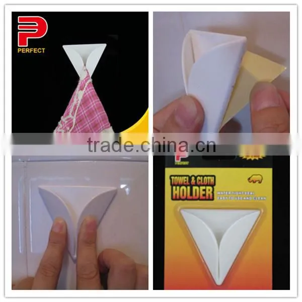 self adhesive bathroom plastic towel hook
