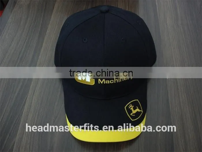 custom high quality 6 panel embroidery cotton golf hat baseball cap