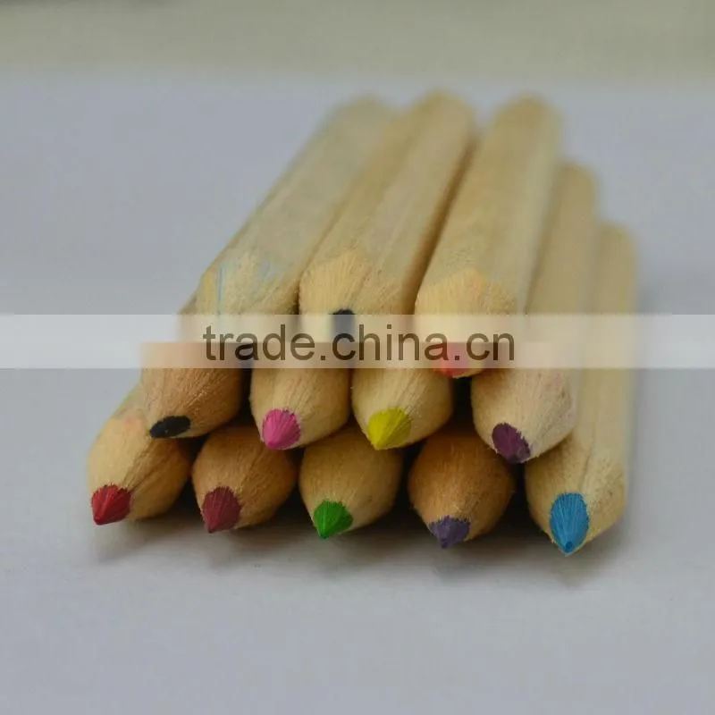 HB 3.5 inch natural wood colored pencils