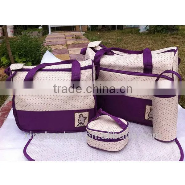 5 piece baby changing bag set baby nappy changing bag set diaper bag