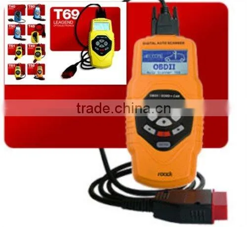 OBD2/EOBD JOBD ECU car programming tool/auto scanner T69-5 languages,support live data graph and data print out