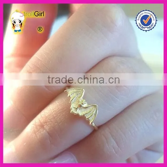wholesale fashion jewelry starfish ring 2 gram gold ring