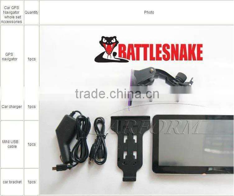 7 inch Car GPS Navigation System Touch Screen