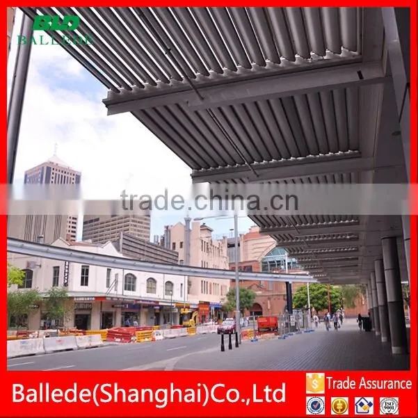 easy clean louver roof in awnings