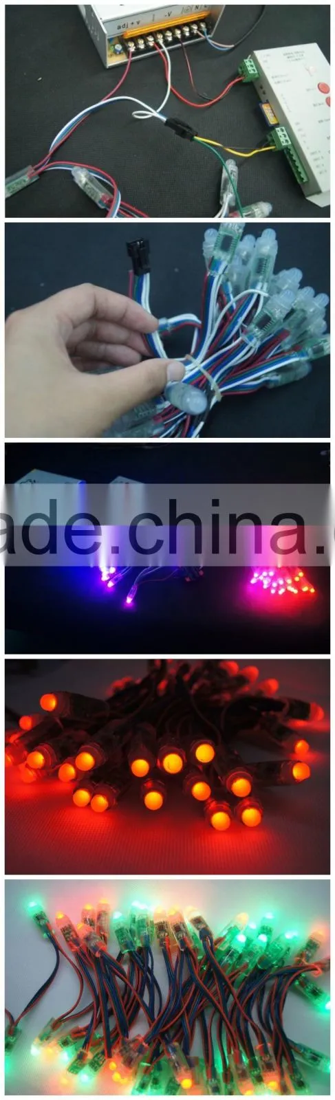 UCS1903 LED Pixel String for Billboard, Signages 12mm F8 LEDs