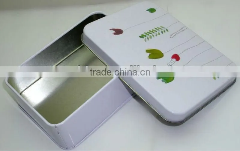Pretty Cookie/Candy Tin, Made of Food Grade Tinplate with CMYK Printing