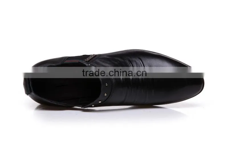 guangzhou genuine leather flat men shoes for sale