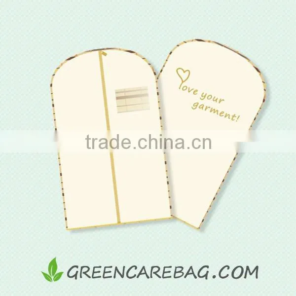 Zippered Non Woven Suit Cover Suit Packing Bag
