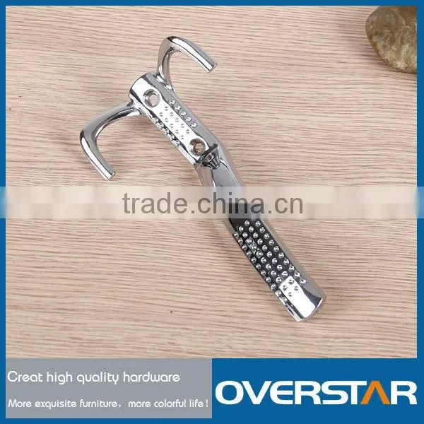 Zinc Alloy Modern Square Long Handle Wall Clothes Hooks