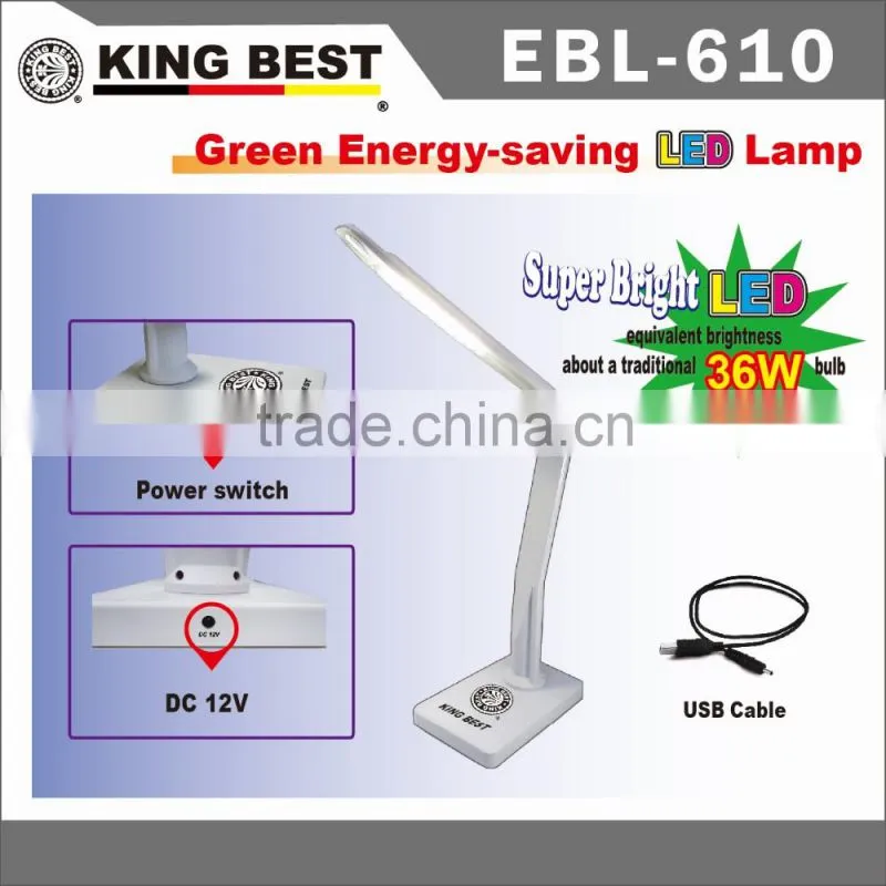 USB Cable Multifunction 2016 Folding Desk Lamp Working Light 180 Degree Rotation led table lamp