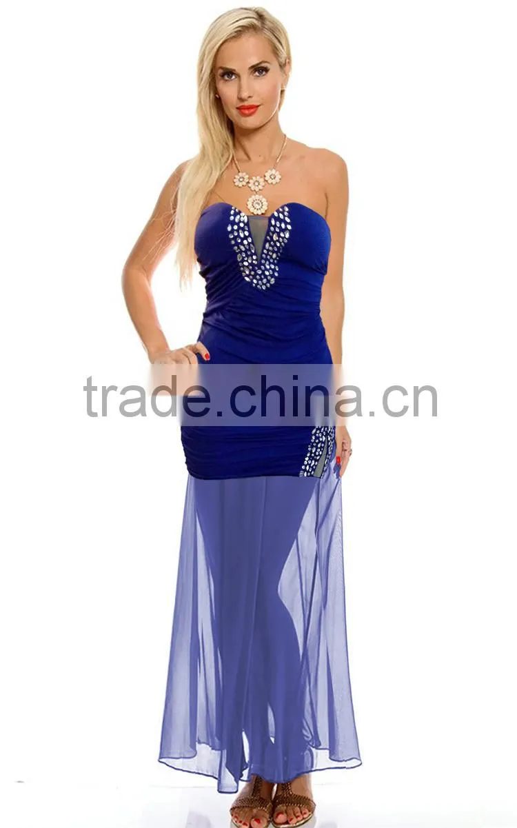 OEM ladies deaded wedding and evening dresses